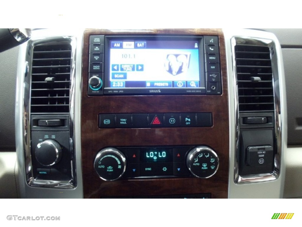 2011 Dodge Ram 3500 HD Laramie Crew Cab 4x4 Controls Photo #50684813