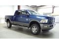 2011 Deep Water Blue Pearl Dodge Ram 3500 HD SLT Outdoorsman Crew Cab 4x4  photo #3