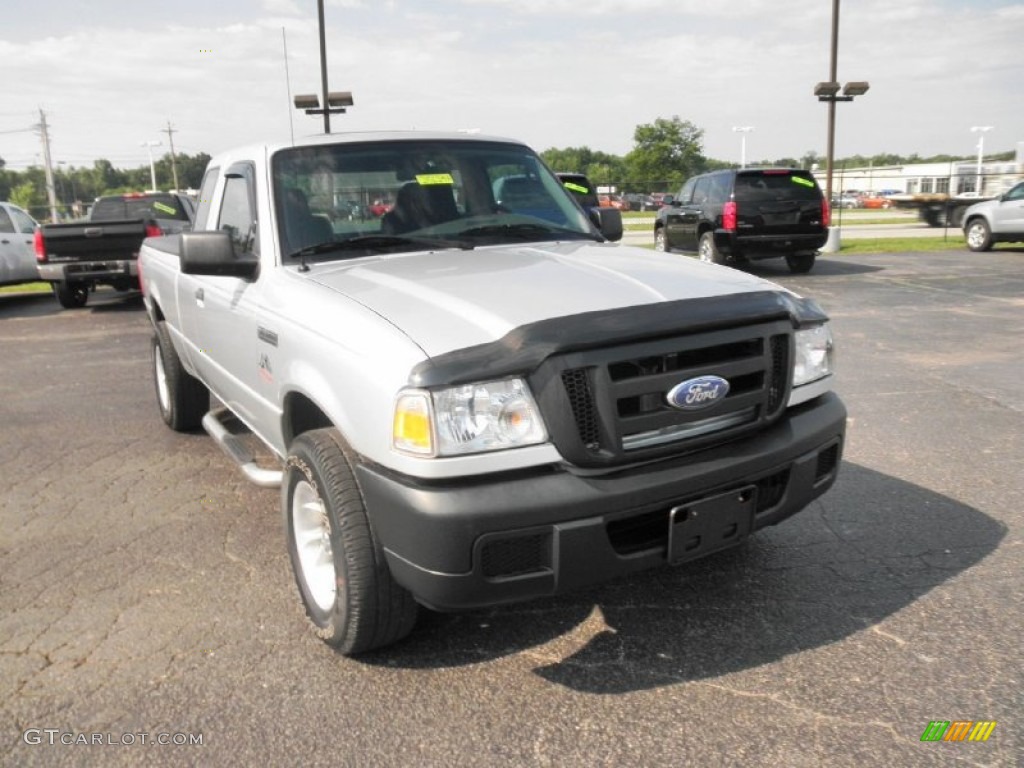 2007 Ranger XL SuperCab 4x4 - Silver Metallic / Medium Dark Flint photo #2