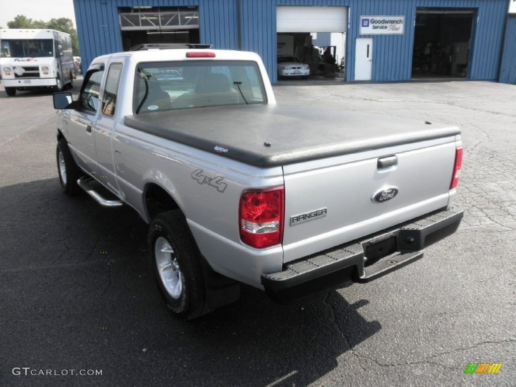 2007 Ranger XL SuperCab 4x4 - Silver Metallic / Medium Dark Flint photo #14