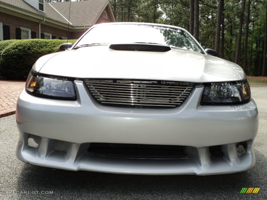 2000 Mustang Saleen S281 Convertible - Silver Metallic / Dark Charcoal photo #3