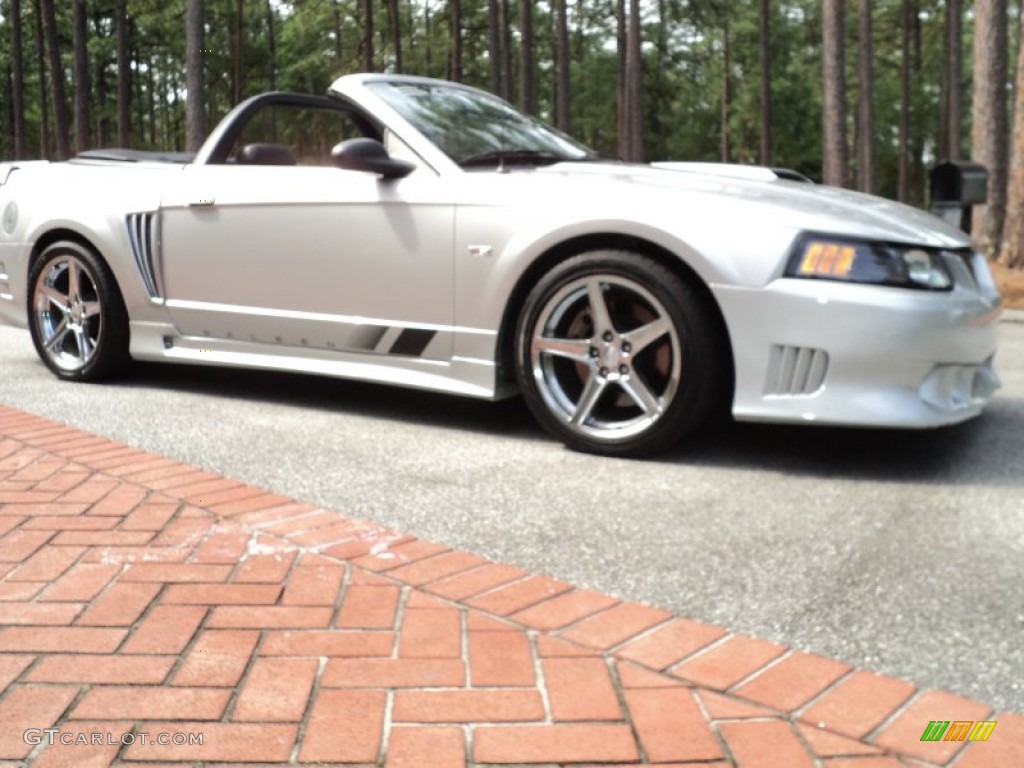 2000 Mustang Saleen S281 Convertible - Silver Metallic / Dark Charcoal photo #4