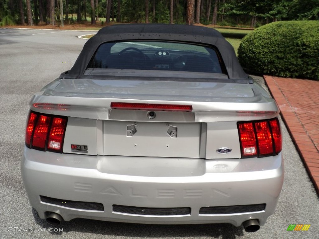 2000 Mustang Saleen S281 Convertible - Silver Metallic / Dark Charcoal photo #30