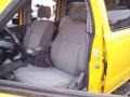 2001 Solar Yellow Nissan Frontier SE V6 Crew Cab 4x4  photo #27