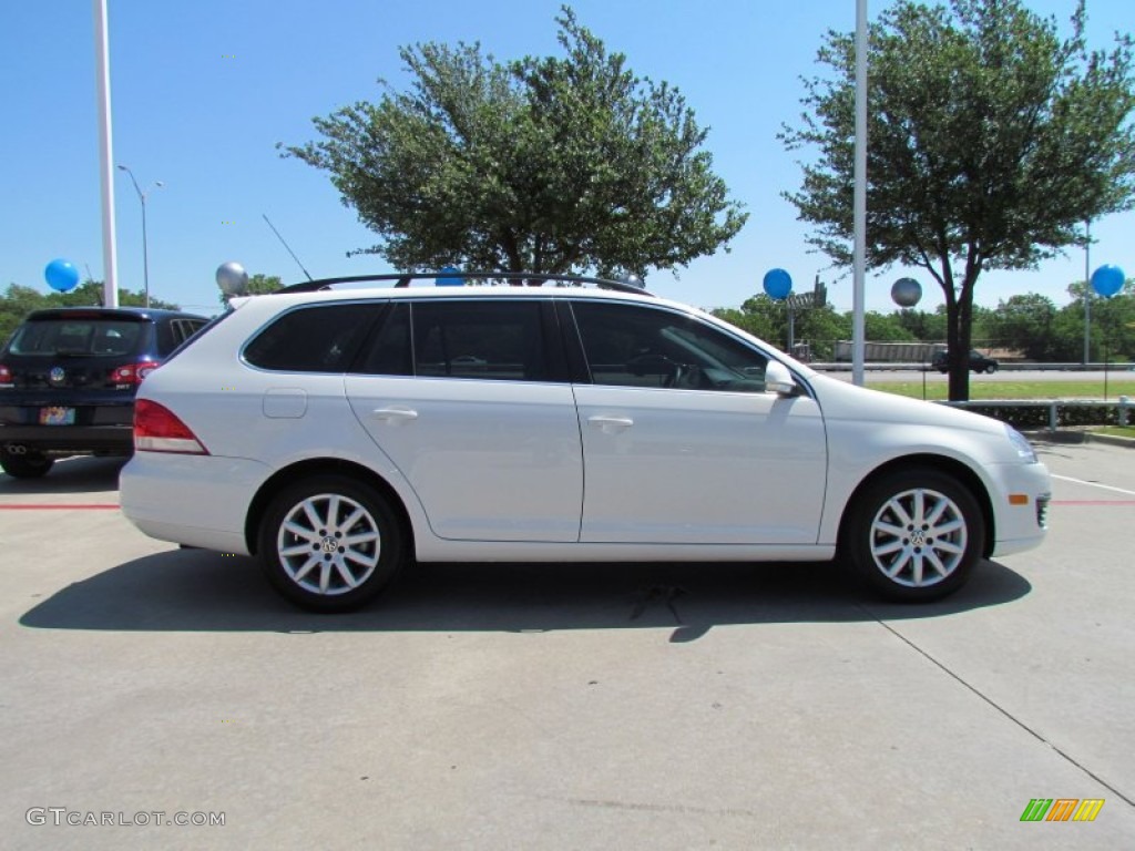 Candy White 2009 Volkswagen Jetta TDI SportWagen Exterior Photo #50688098