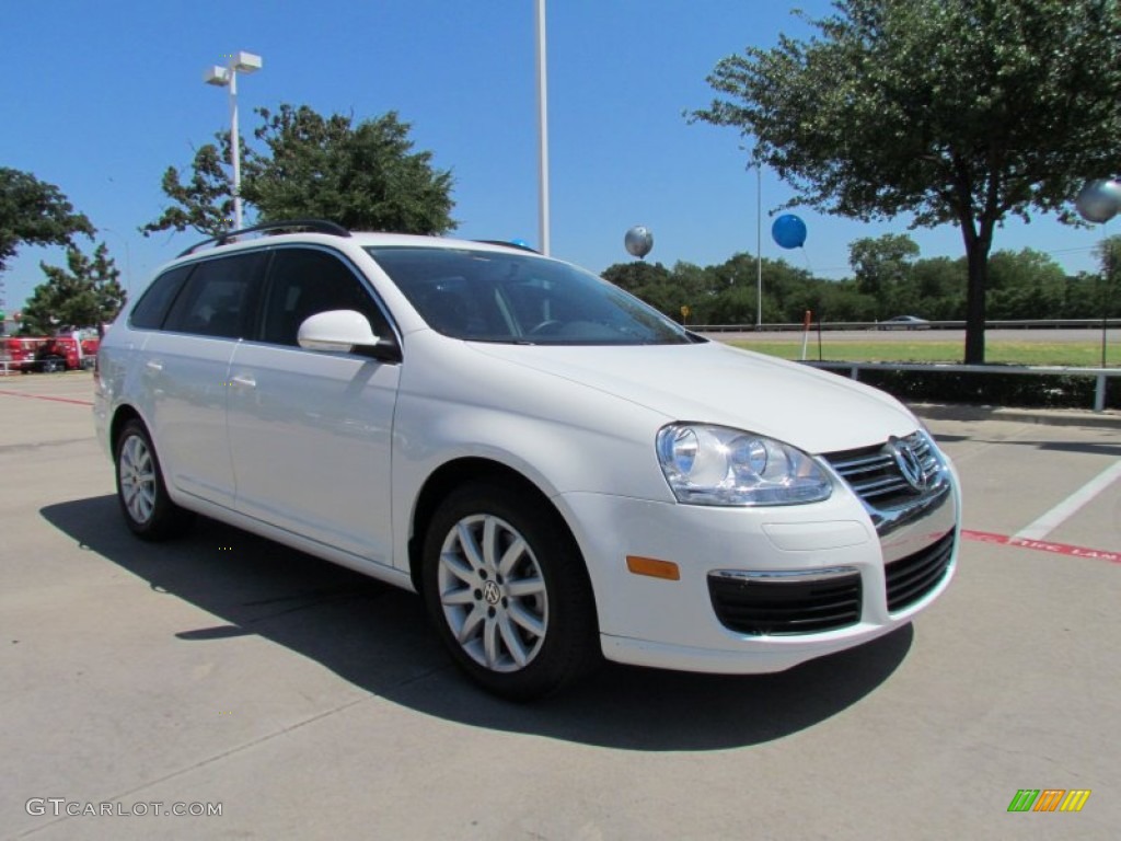 Candy White 2009 Volkswagen Jetta TDI SportWagen Exterior Photo #50688102