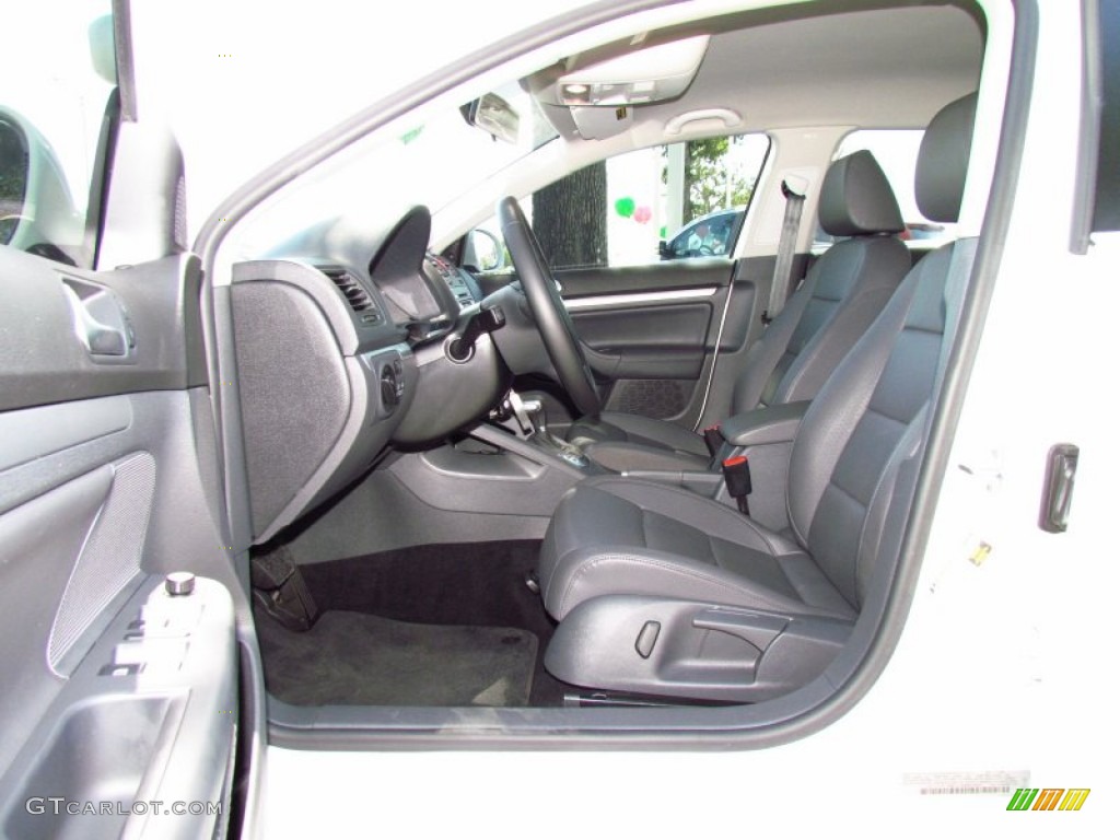 Anthracite Interior 2009 Volkswagen Jetta TDI SportWagen Photo #50688113