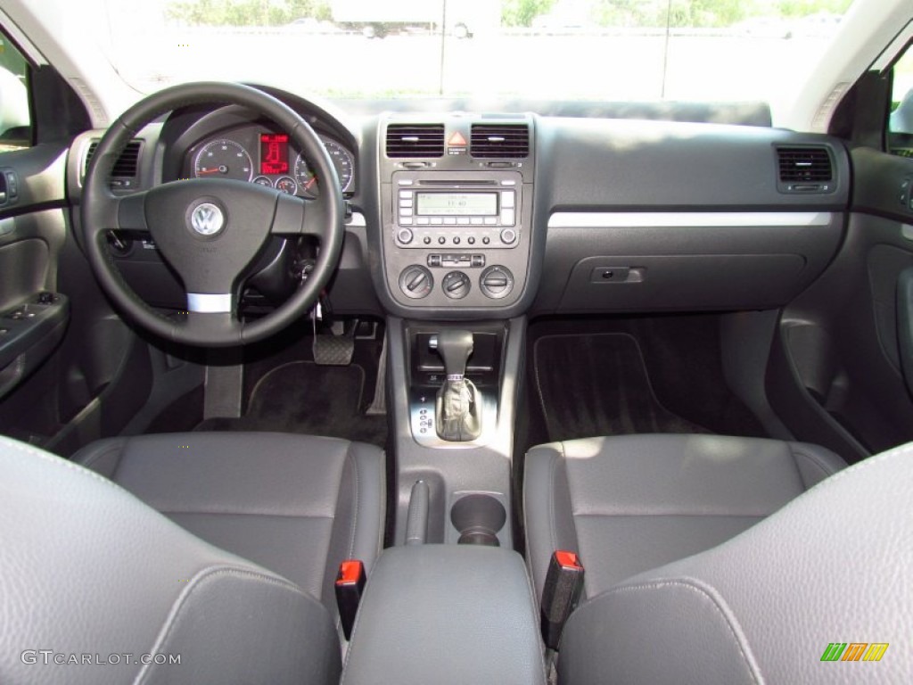 Anthracite Interior 2009 Volkswagen Jetta TDI SportWagen Photo #50688140