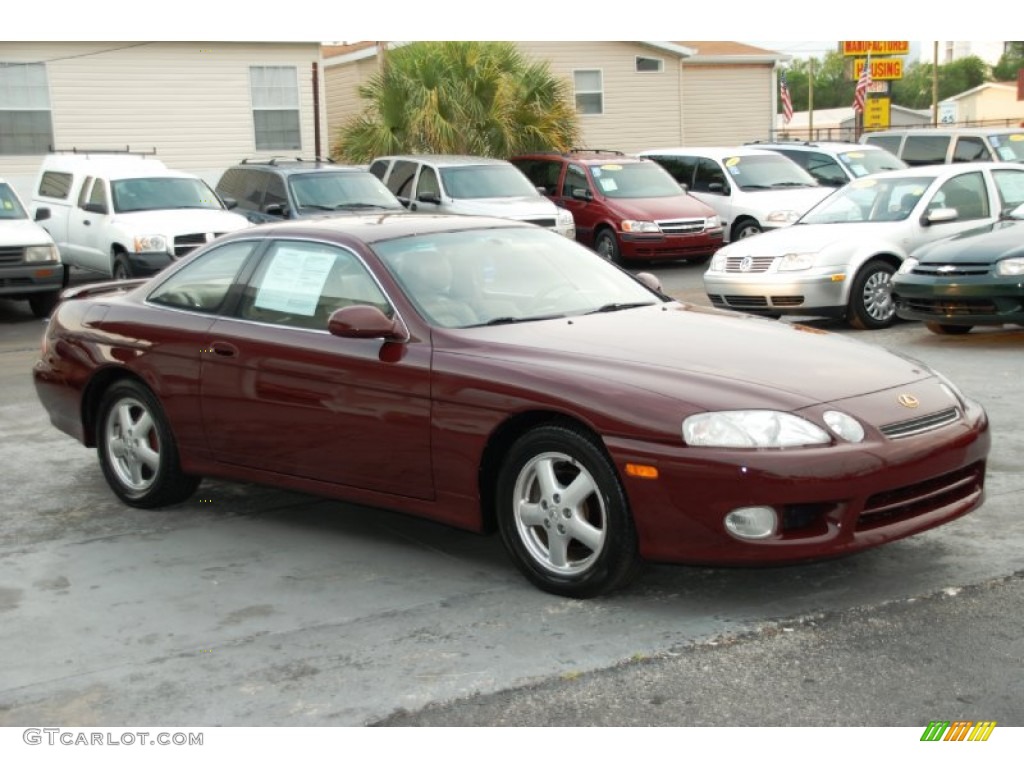 1997 SC 300 - Bordeaux Pearl / Ivory photo #3