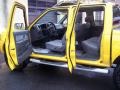 2001 Solar Yellow Nissan Frontier SE V6 Crew Cab 4x4  photo #48