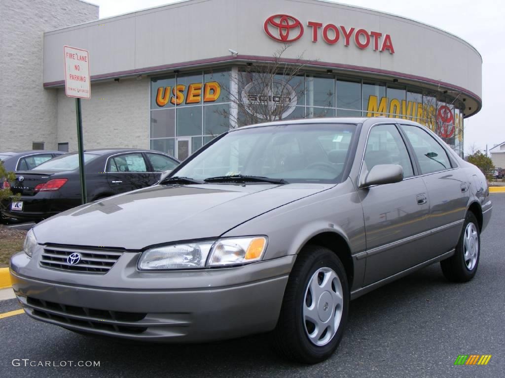 1998 Camry LE V6 - Antique Sage Pearl / Gray photo #1