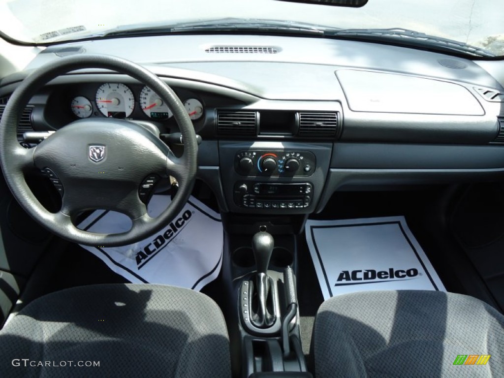 2006 Dodge Stratus SXT Sedan Dark Slate Grey Dashboard Photo #50688251