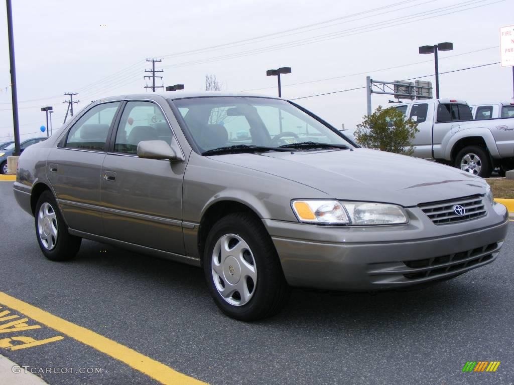 1998 Camry LE V6 - Antique Sage Pearl / Gray photo #2