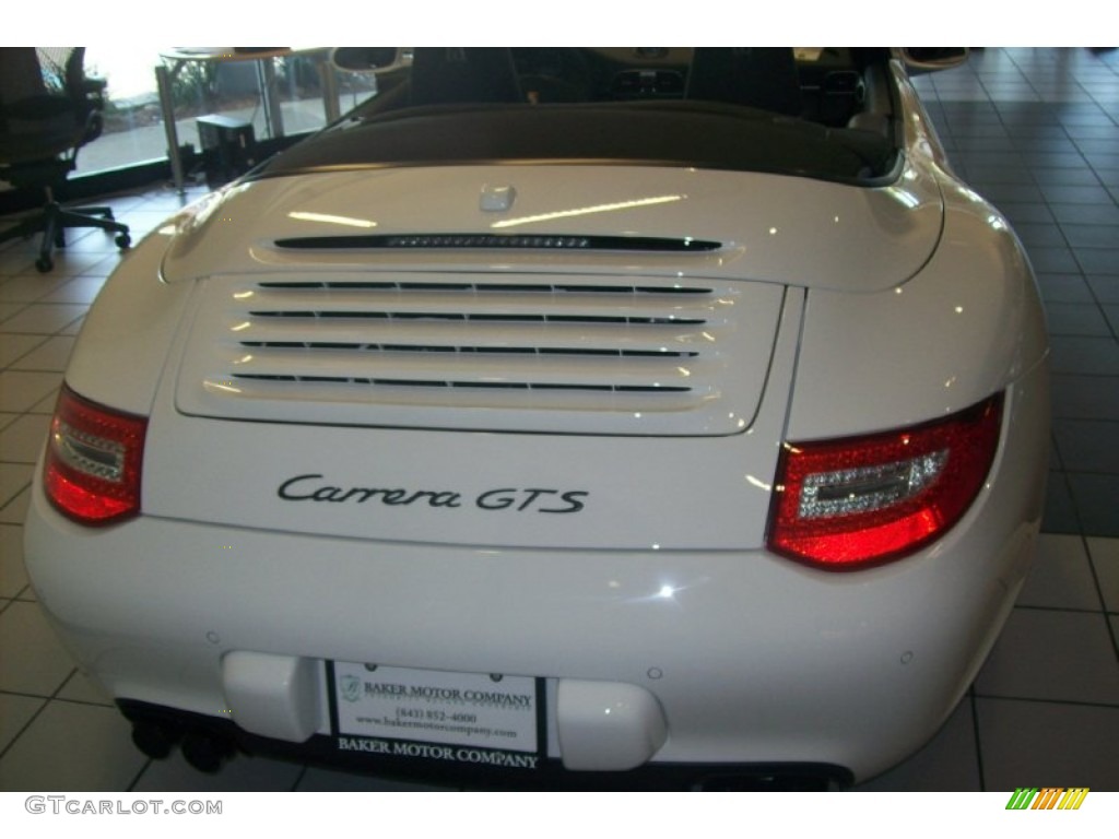 2012 911 Carrera GTS Cabriolet - Carrara White / Black photo #4