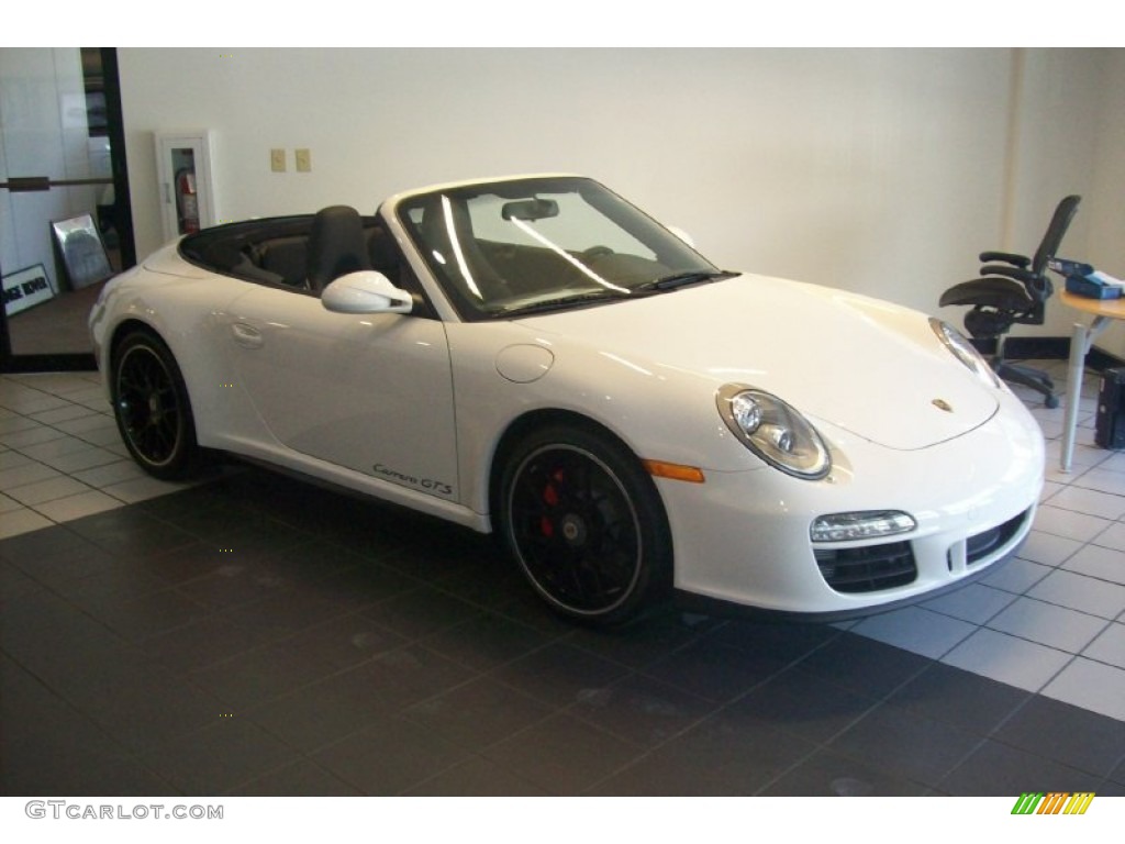 2012 911 Carrera GTS Cabriolet - Carrara White / Black Leather w/Alcantara photo #1