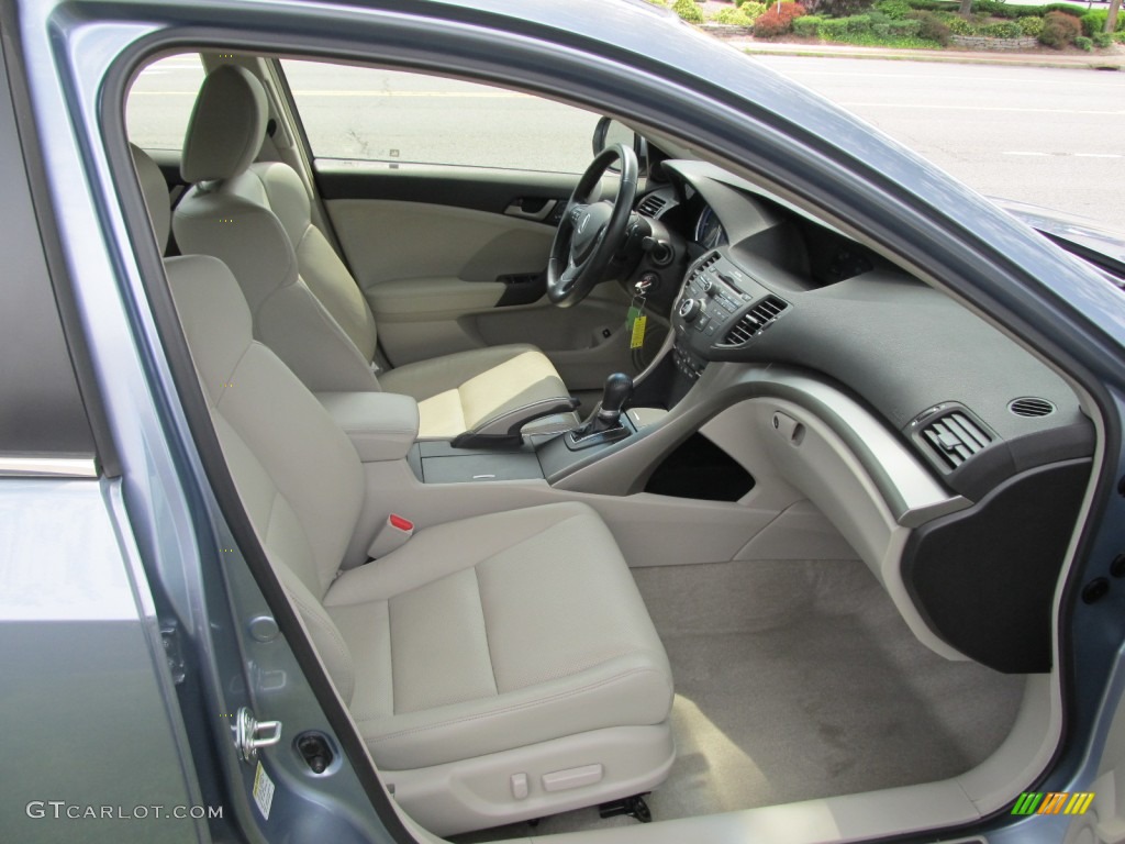 2009 TSX Sedan - Glacier Blue Metallic / Taupe photo #25