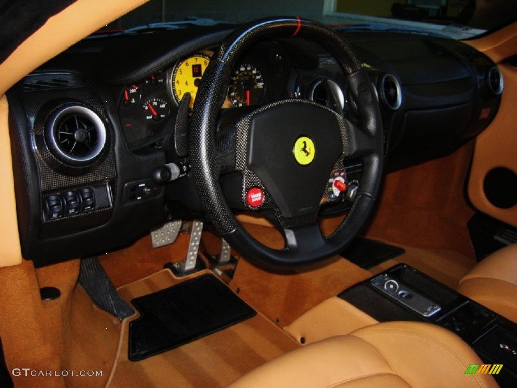 2007 Ferrari F430 Coupe F1 Beige Dashboard Photo #50689284