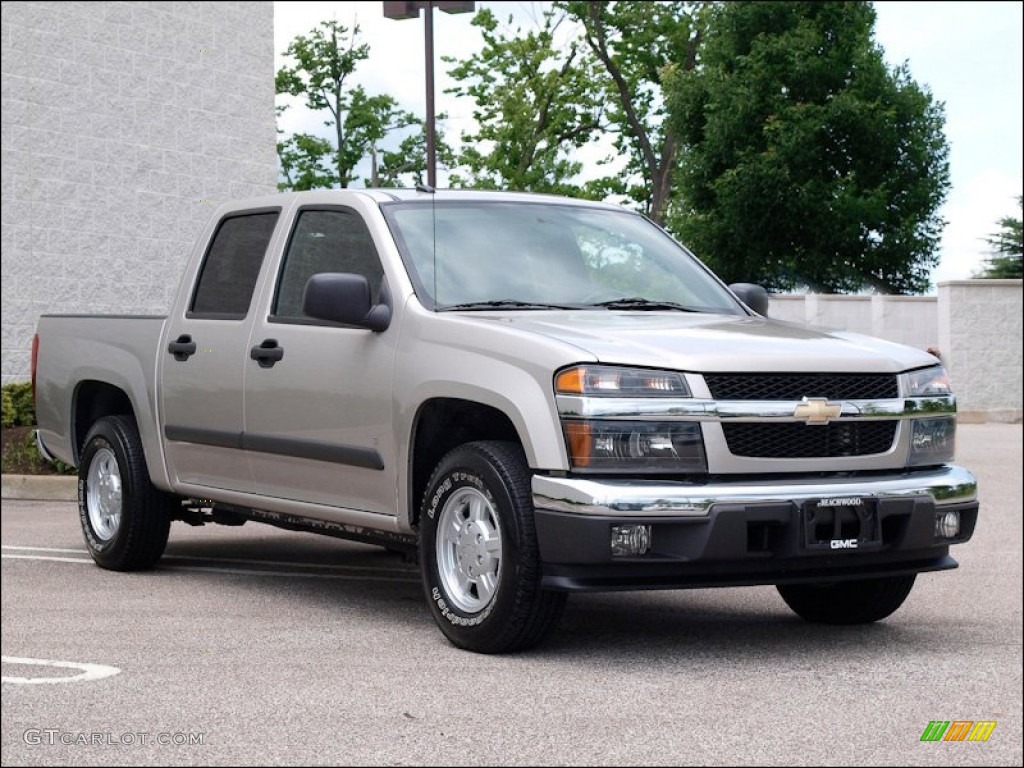 Silver Birch Metallic 2008 Chevrolet Colorado LT Crew Cab Exterior Photo #50690961