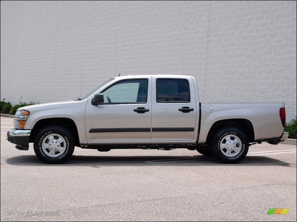 Silver Birch Metallic 2008 Chevrolet Colorado LT Crew Cab Exterior Photo #50690998