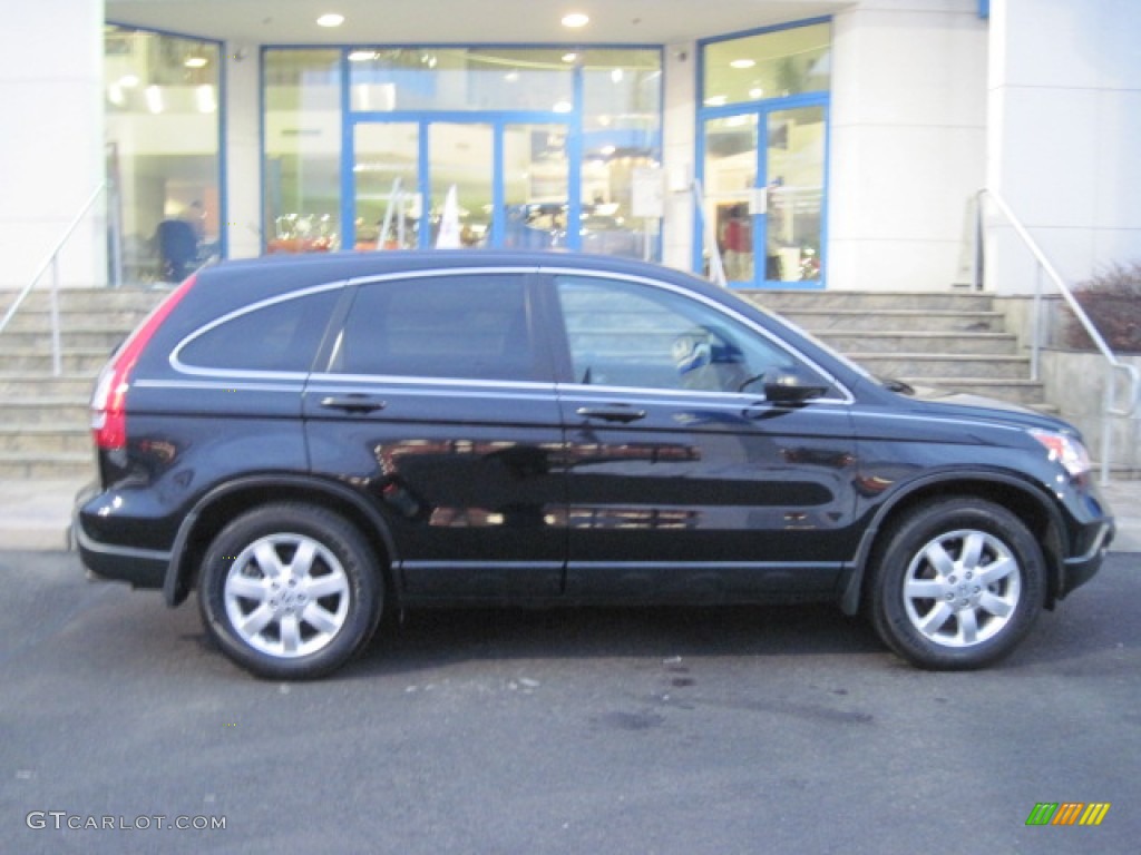 2008 CR-V EX 4WD - Nighthawk Black Pearl / Black photo #2