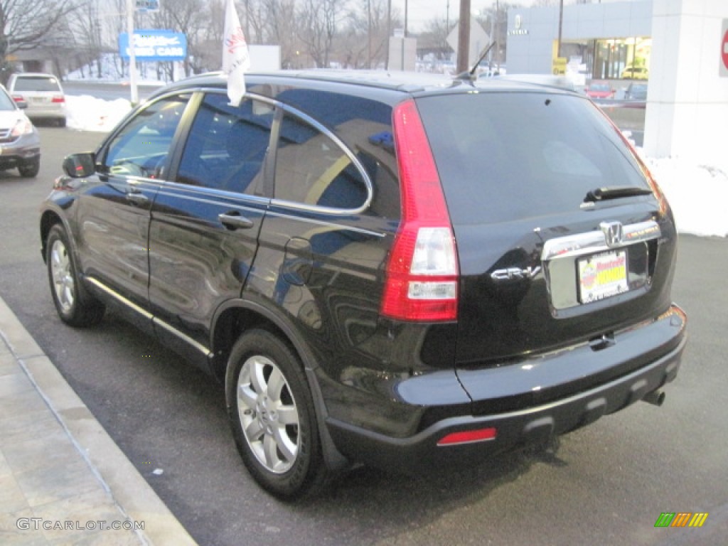 2008 CR-V EX 4WD - Nighthawk Black Pearl / Black photo #5