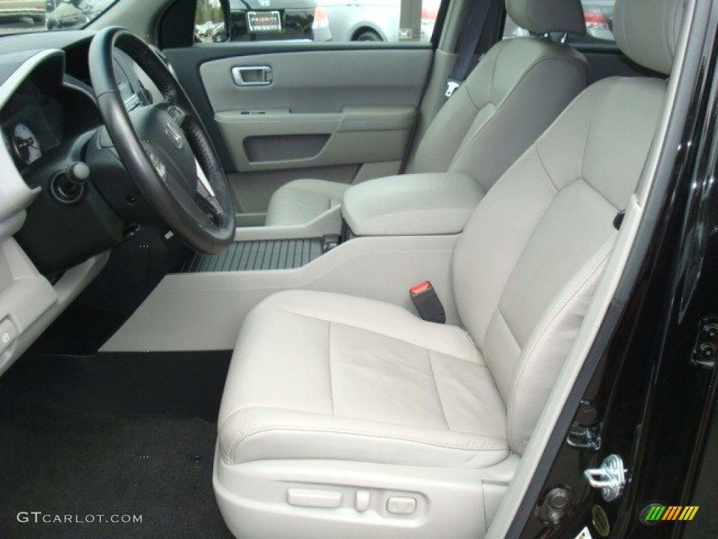 Beige Interior 2009 Honda Pilot EX-L Photo #50691454