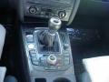 2009 Audi S5 Pearl Silver/Black Silk Nappa Leather Interior Transmission Photo