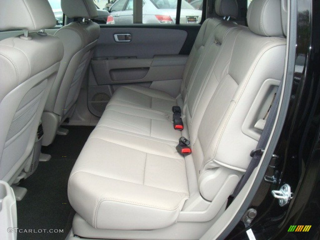 Beige Interior 2009 Honda Pilot EX-L Photo #50691484