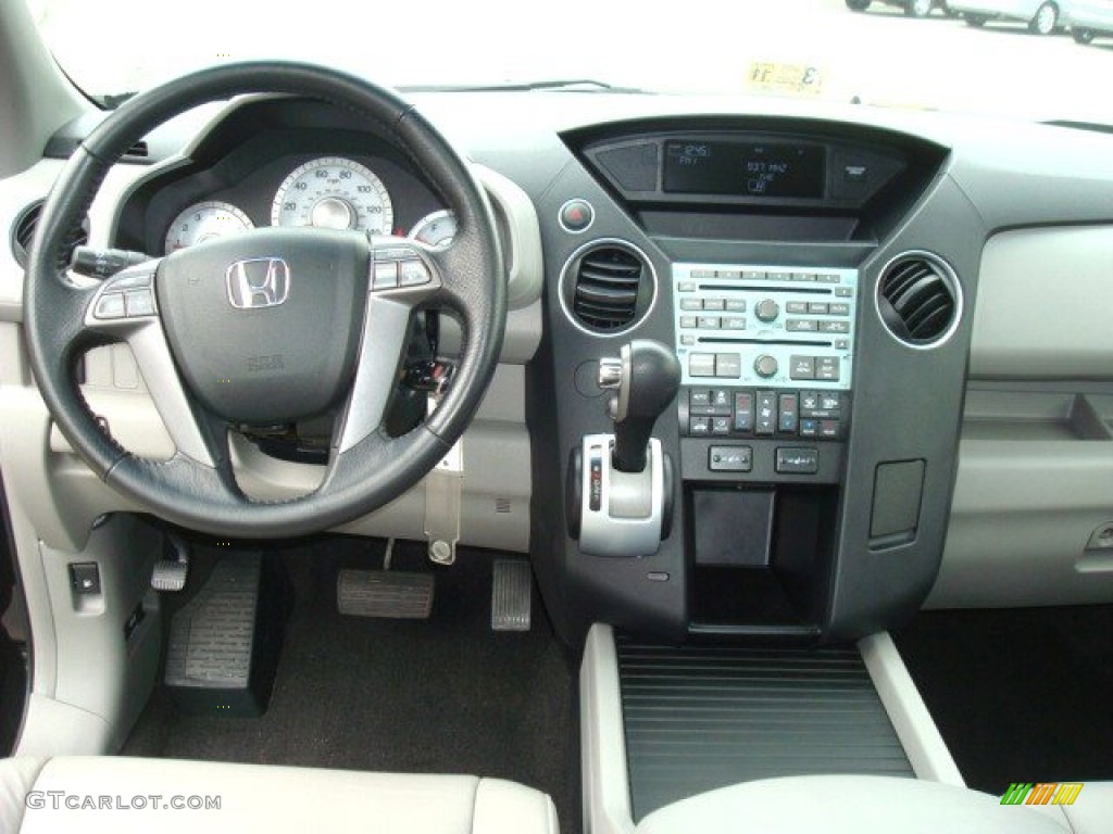 2009 Honda Pilot EX-L Beige Dashboard Photo #50691541