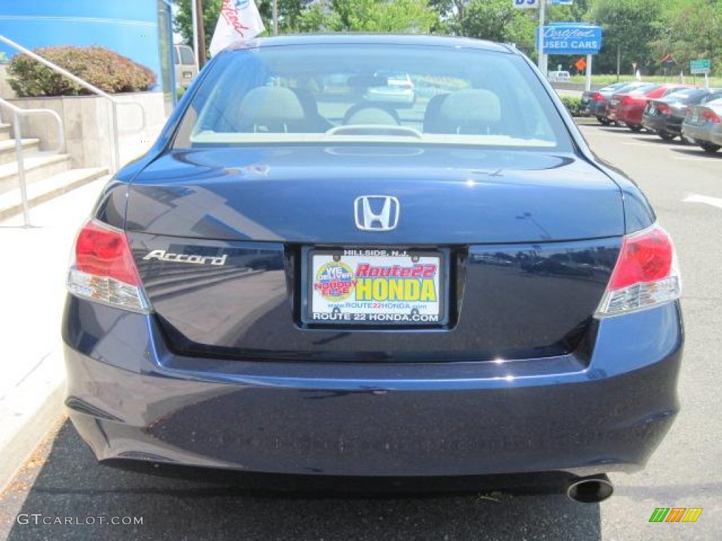 2008 Accord EX Sedan - Royal Blue Pearl / Gray photo #4