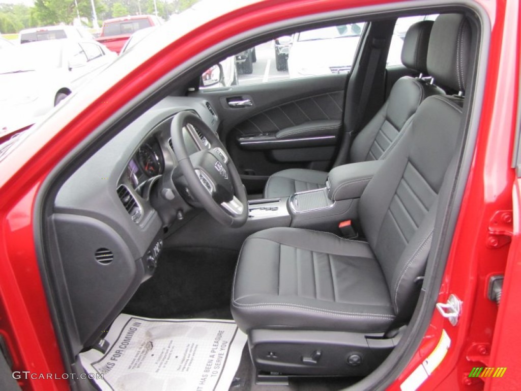 Black Interior 2011 Dodge Charger R/T Plus Photo #50693665