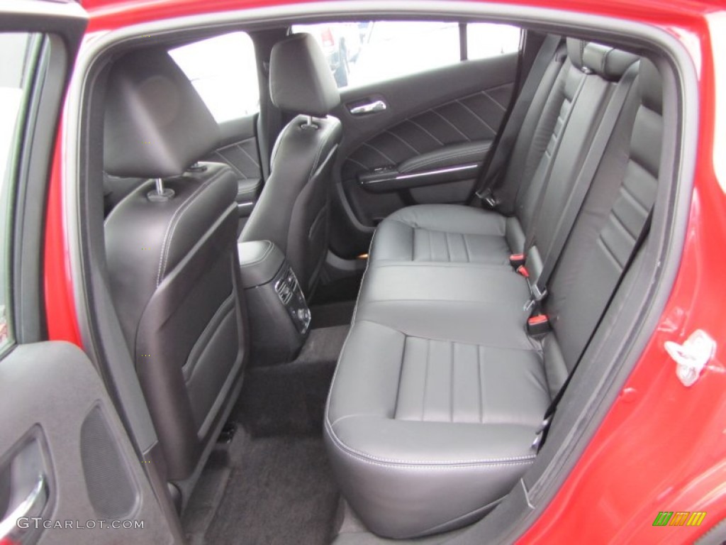 Black Interior 2011 Dodge Charger R/T Plus Photo #50693683