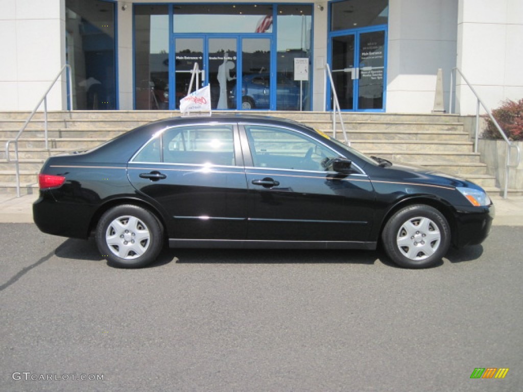 2005 Accord LX Sedan - Nighthawk Black Pearl / Ivory photo #2