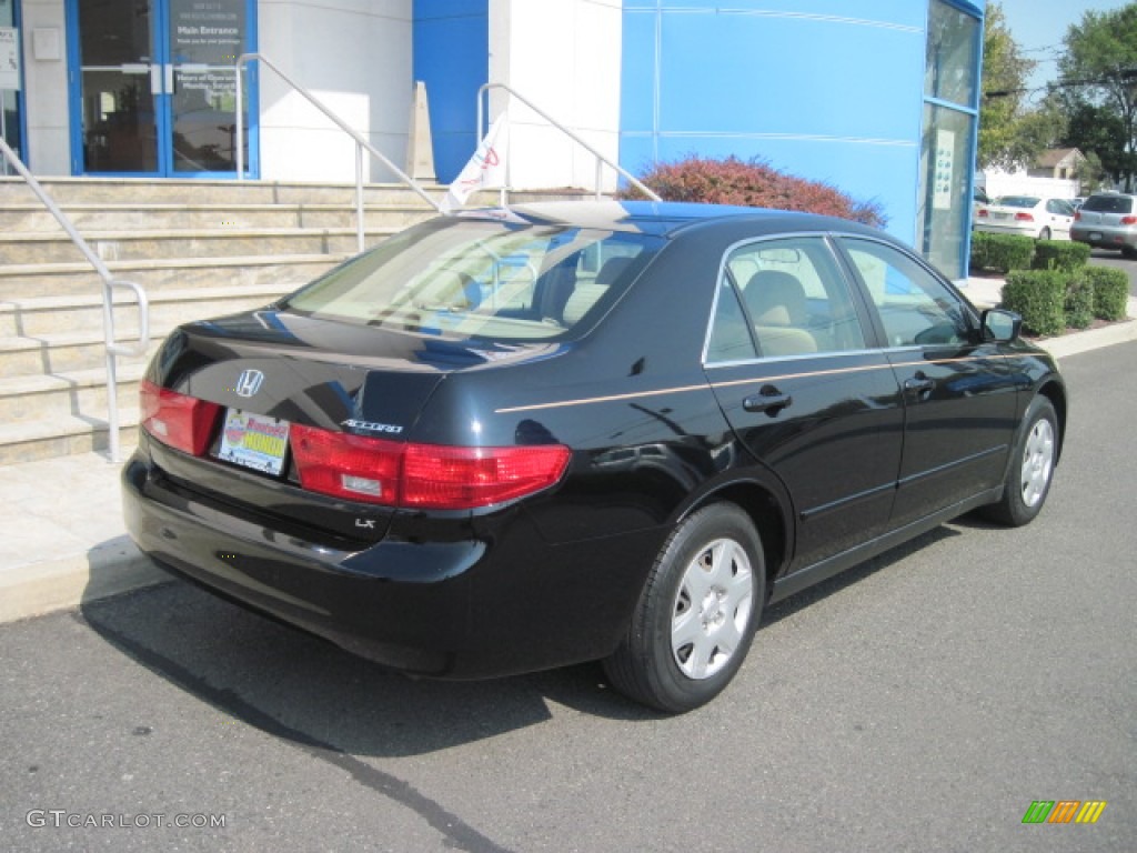 2005 Accord LX Sedan - Nighthawk Black Pearl / Ivory photo #3