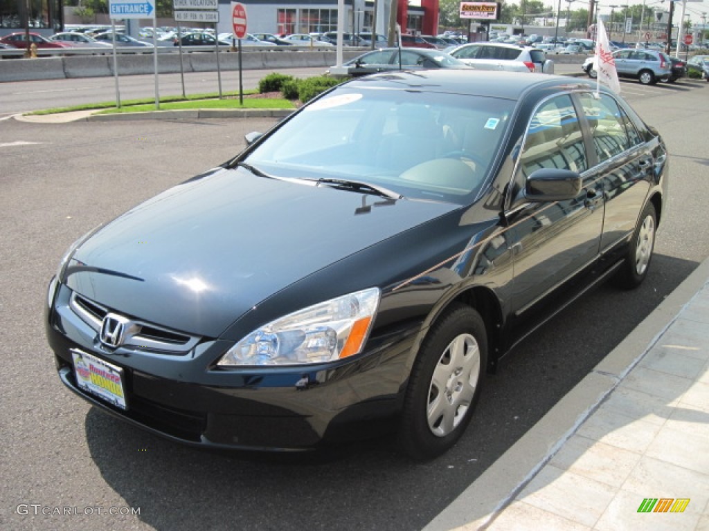 2005 Accord LX Sedan - Nighthawk Black Pearl / Ivory photo #6