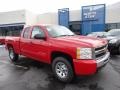 2011 Victory Red Chevrolet Silverado 1500 LS Extended Cab 4x4  photo #1