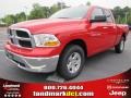 2011 Flame Red Dodge Ram 1500 SLT Quad Cab  photo #1