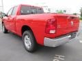 2011 Flame Red Dodge Ram 1500 SLT Quad Cab  photo #2