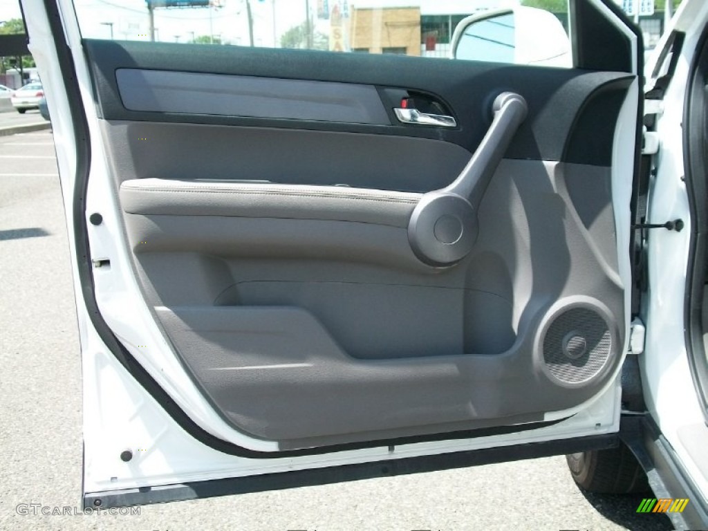 2008 CR-V EX-L 4WD - Taffeta White / Gray photo #6