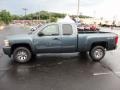 2011 Blue Granite Metallic Chevrolet Silverado 1500 LS Extended Cab 4x4  photo #4