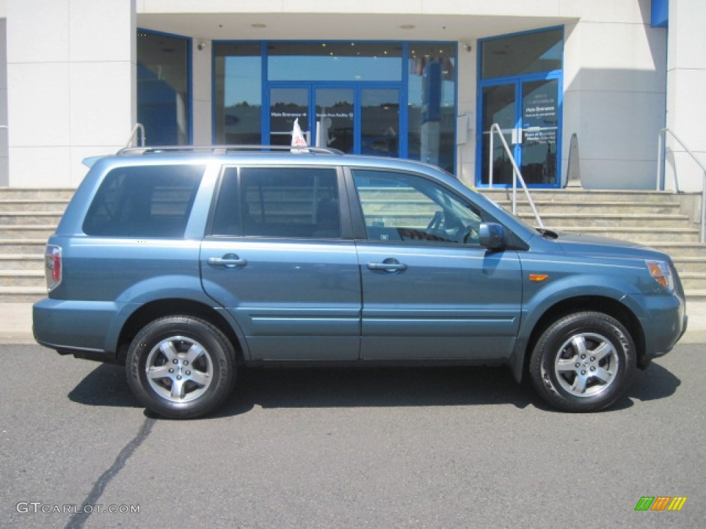 2008 Pilot Special Edition 4WD - Steel Blue Metallic / Gray photo #2