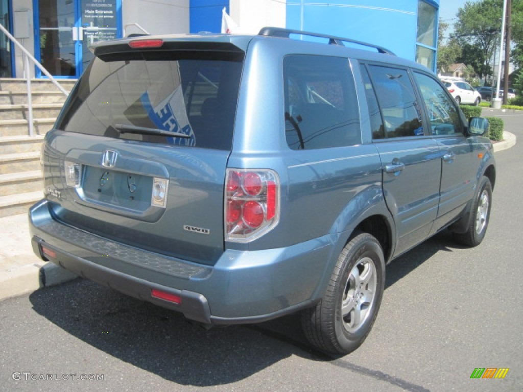 2008 Pilot Special Edition 4WD - Steel Blue Metallic / Gray photo #3