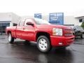 2011 Victory Red Chevrolet Silverado 1500 LT Extended Cab 4x4  photo #1