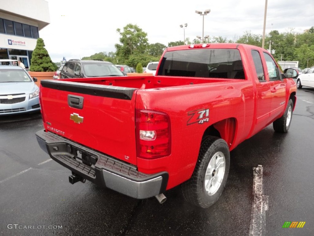 2011 Silverado 1500 LT Extended Cab 4x4 - Victory Red / Ebony photo #7