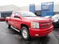 2011 Victory Red Chevrolet Silverado 1500 LT Extended Cab 4x4  photo #1