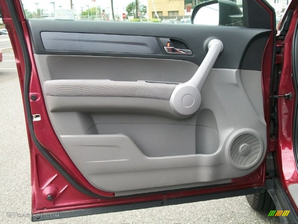 2007 CR-V LX 4WD - Tango Red Pearl / Gray photo #6