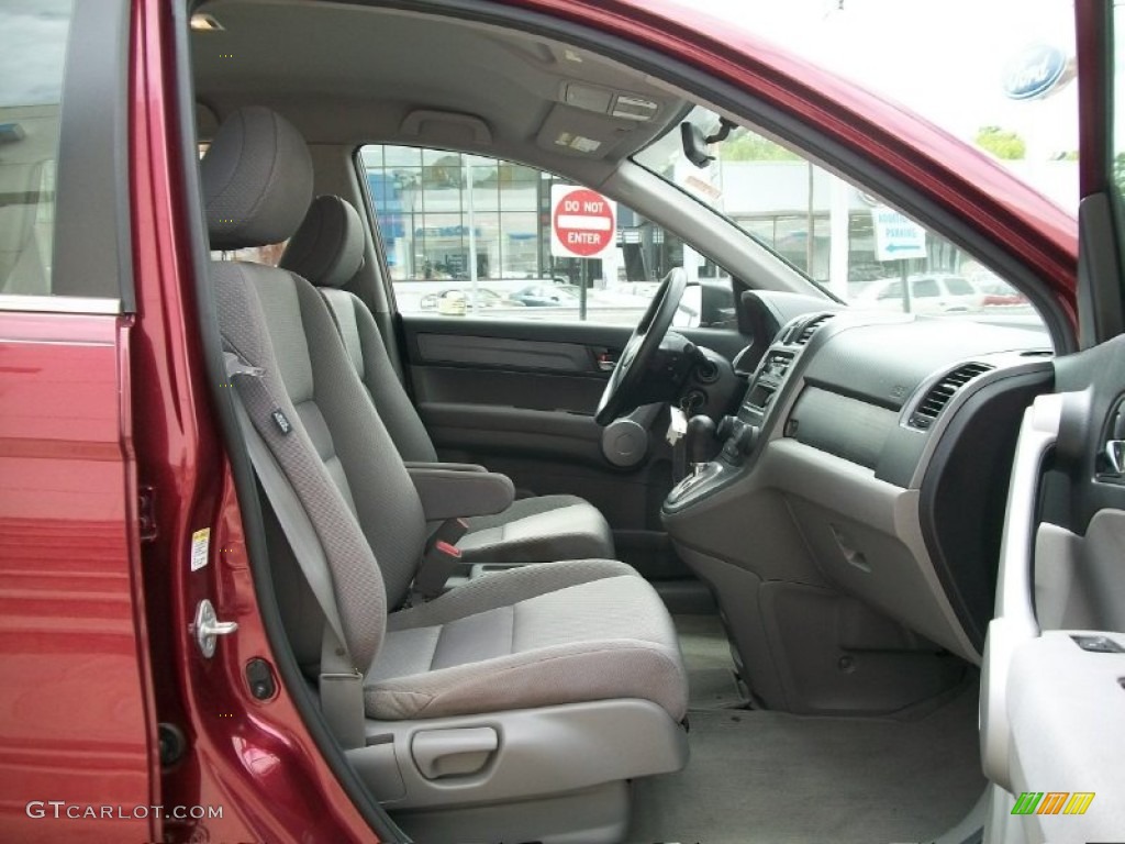 2007 CR-V LX 4WD - Tango Red Pearl / Gray photo #8