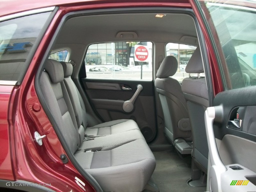 2007 CR-V LX 4WD - Tango Red Pearl / Gray photo #9