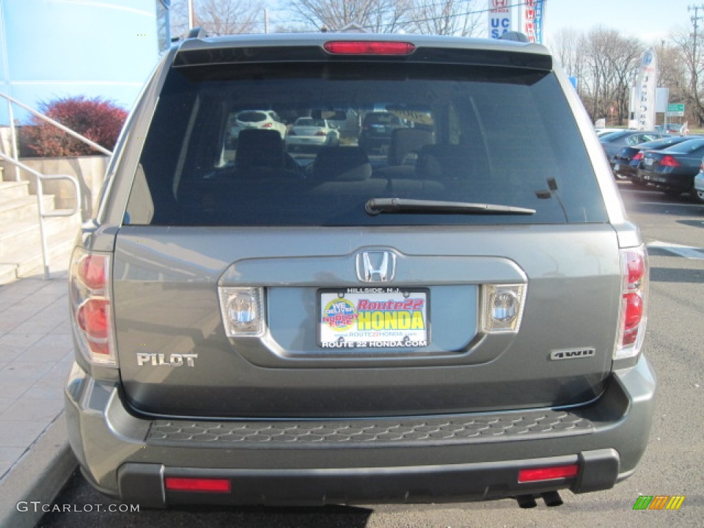 2008 Pilot EX 4WD - Nimbus Gray Metallic / Gray photo #4