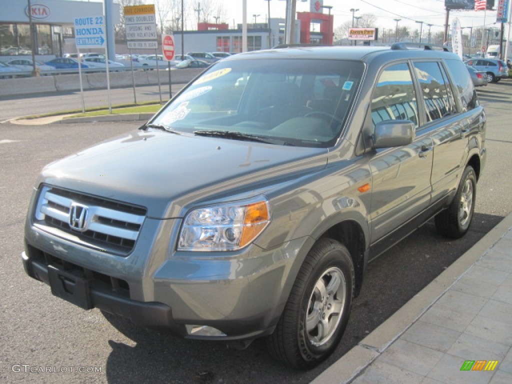 2008 Pilot EX 4WD - Nimbus Gray Metallic / Gray photo #6